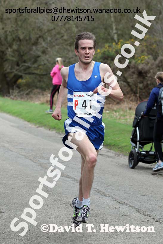 Matt Nicholson (Morpeth) on the 10th leg of the National 12 Stage Relay, National 12 and 6 Stage Relays, Sutton Park, Birmingham. Photo: David T. Hewitson/Sports for All Pics